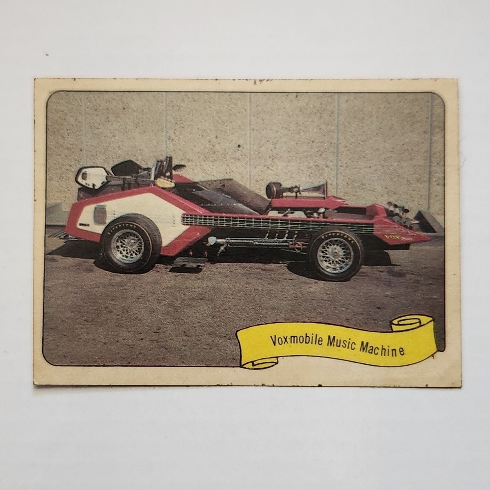 Vintage 1970s George Barris "Voxmobile" Kustom Cars Trading Card